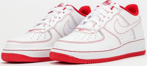 Nike Air Force 1 (GS) white / white - university red Nike