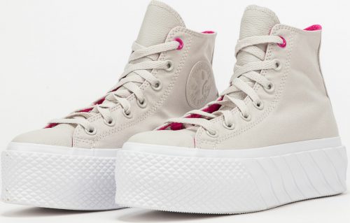 Converse Chuck Taylor All Star Lift 2X Hi pale putty / prime pink / white Converse