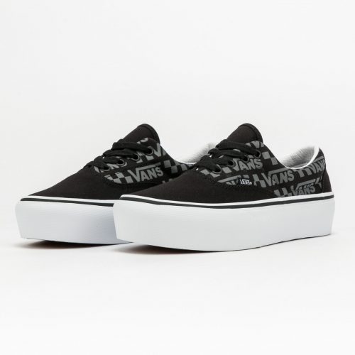 Vans Era Platform (reflective logo) black / true white Vans