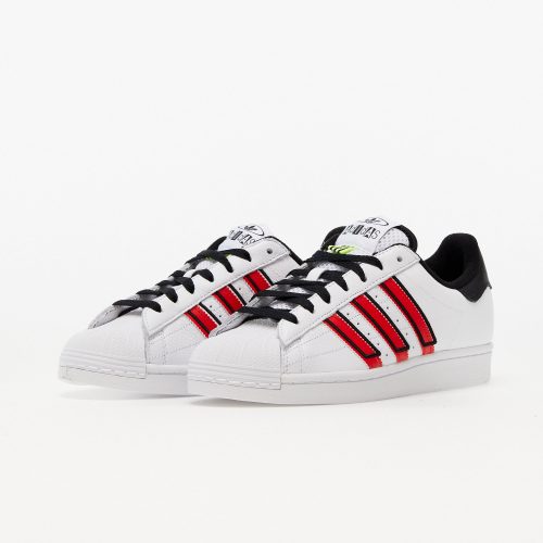 adidas Originals Superstar Cloud White/Vivid Red/Solar Yellow adidas Originals