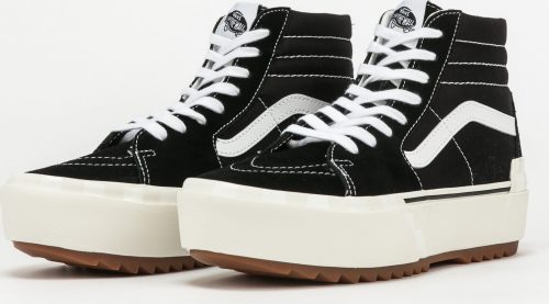 Vans SK8 - Hi Stacked (suede cancas) black / blanc de blanc Vans