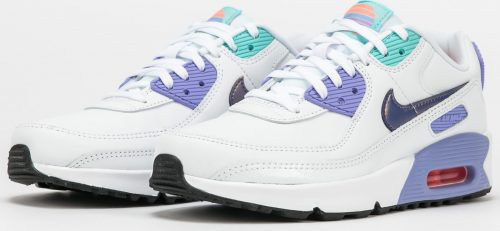 Nike Air Max 90 Leather SE 2 (GS) white / copa - dk purple dust Nike