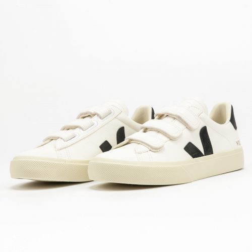 VEJA Recife Logo Chromefree Leather extra - white_black Veja