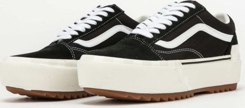 Vans Old Skool Stacked (suede canvas) black / blanc de blanc Vans